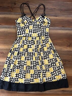 milly multi color lace dress Tinsley Embroidered V-Neck Dress White Multi / 6